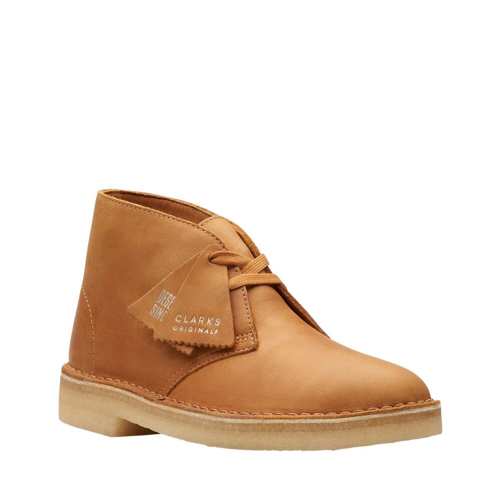CLARKS WOMENS DESERT BOOT BROWN CHUKKAS BOOTS BOOTS 9